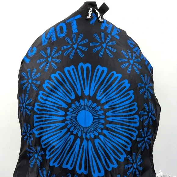 Desigual Puffer Jacket Women's 40 Multicolor Patchwork Print Statement - Picture 13 of 13